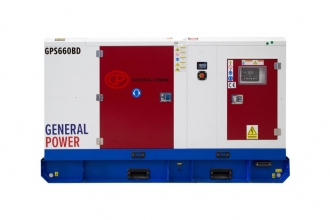 Дизельный генератор General Power GP660BD в кожухе с авр