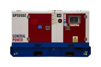 Дизельный генератор General Power GP55DZ в кожухе с авр