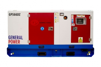 Дизельный генератор General Power GP66DZ в кожухе с авр